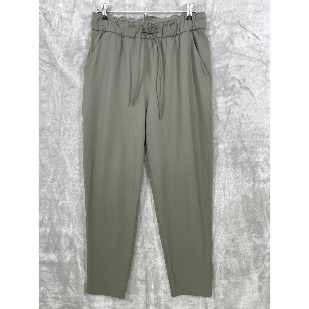 Lululemon Women's Keep Moving Pants Size 8 Olive Green High-Rise Stretch LW5DCFS - Picture 1 of 10